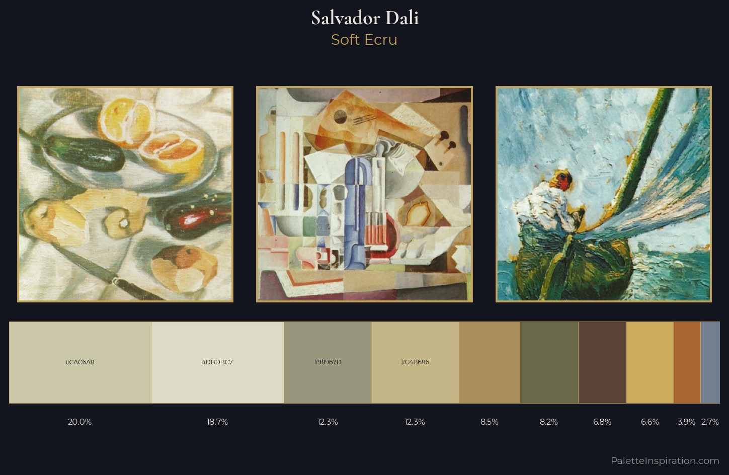 Salvador Dali Palette 1 — Soft Ecru