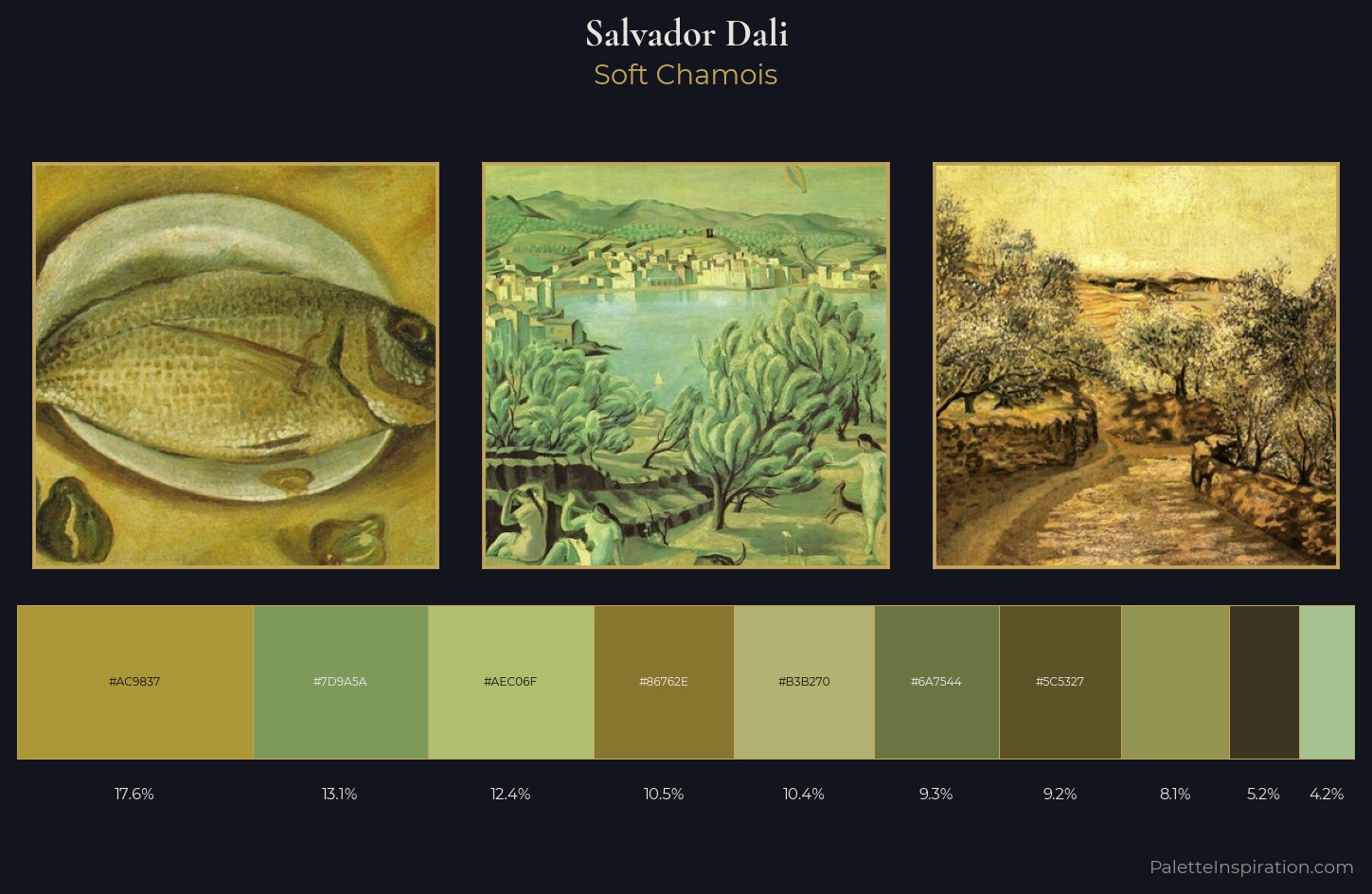 Salvador Dali Palette 5 — Soft Chamois