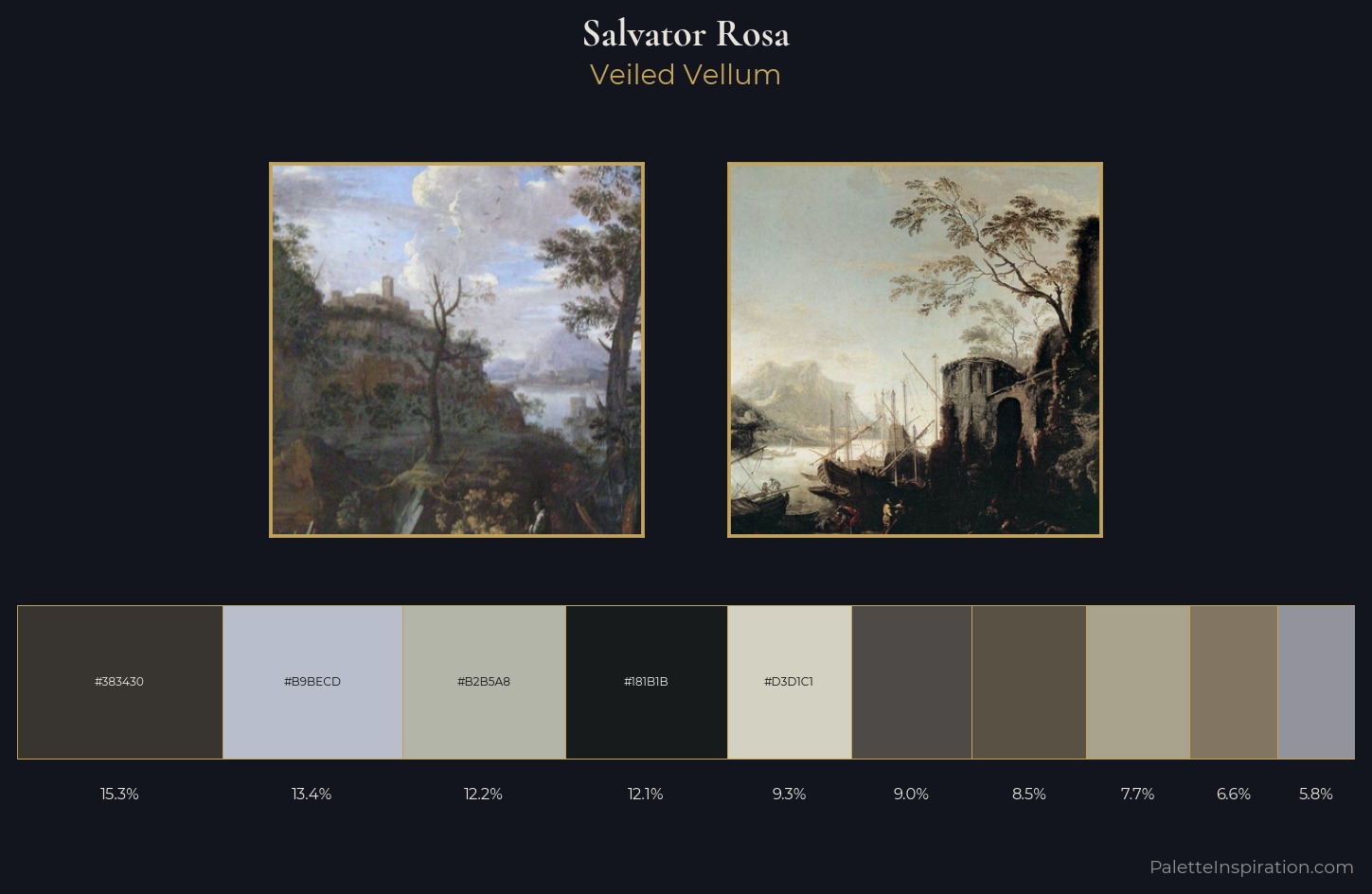Salvator Rosa Palette 4 — Veiled Vellum