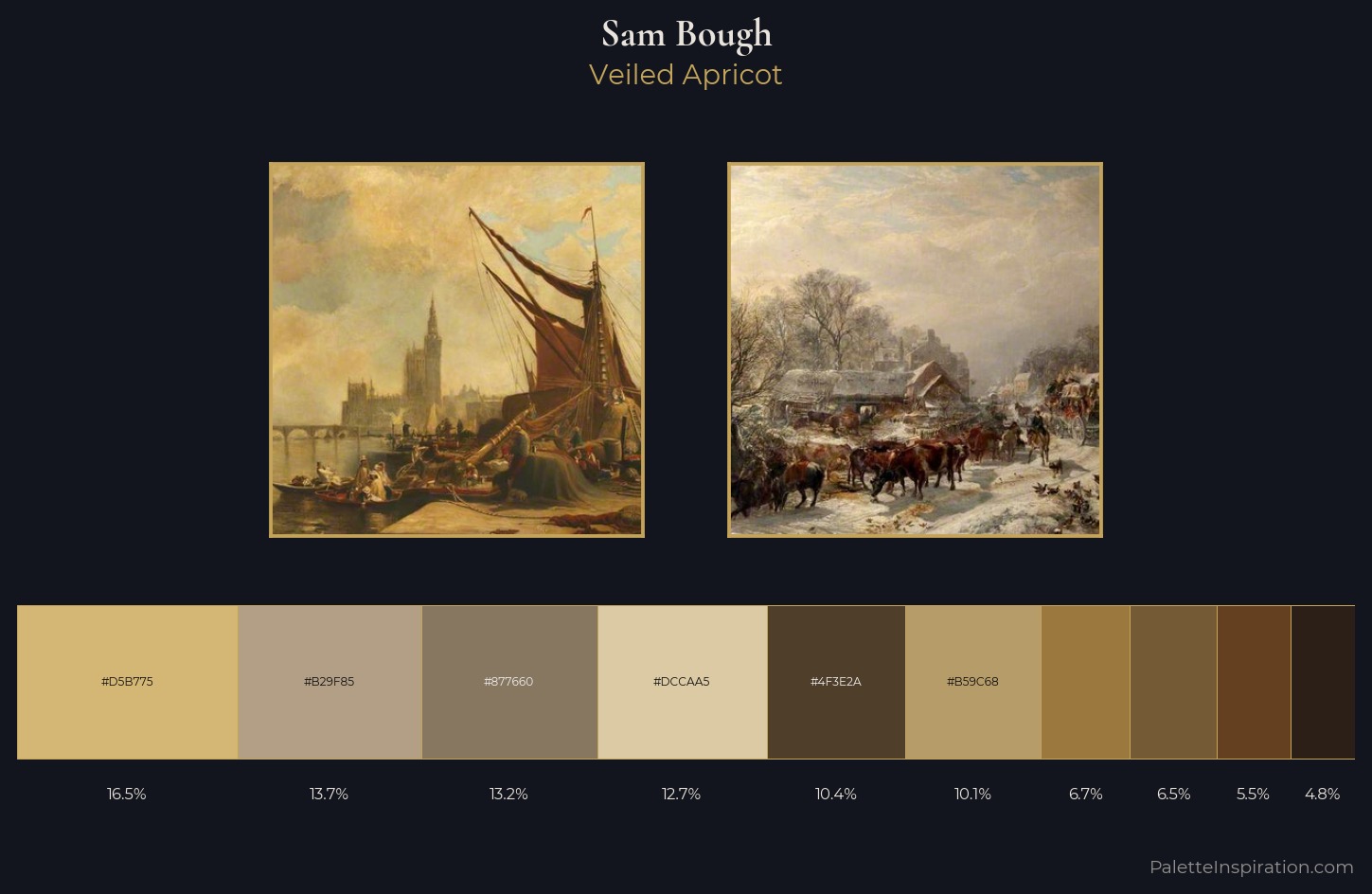 Sam Bough Palette 3 — Veiled Apricot