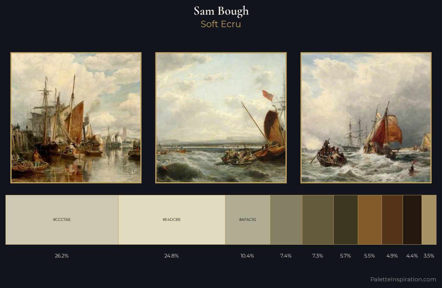 Sam Bough Palette 4 — Soft Ecru