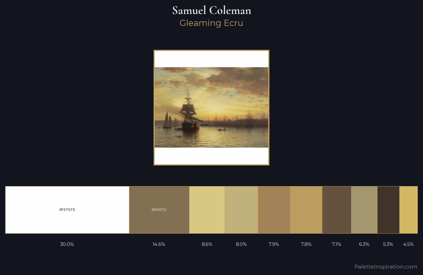 Samuel Coleman Palette 1 — Gleaming Ecru