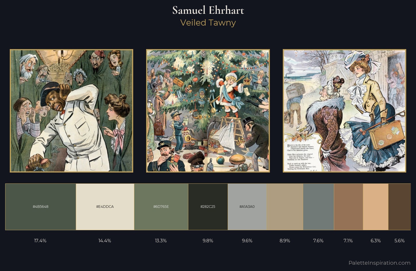 Samuel Ehrhart Palette 3 — Veiled Tawny