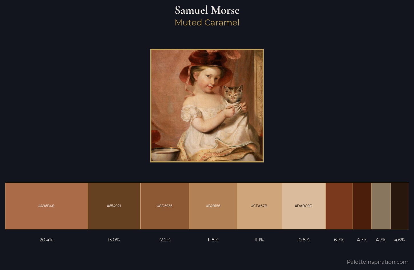 Samuel Morse Palette 2 — Muted Caramel