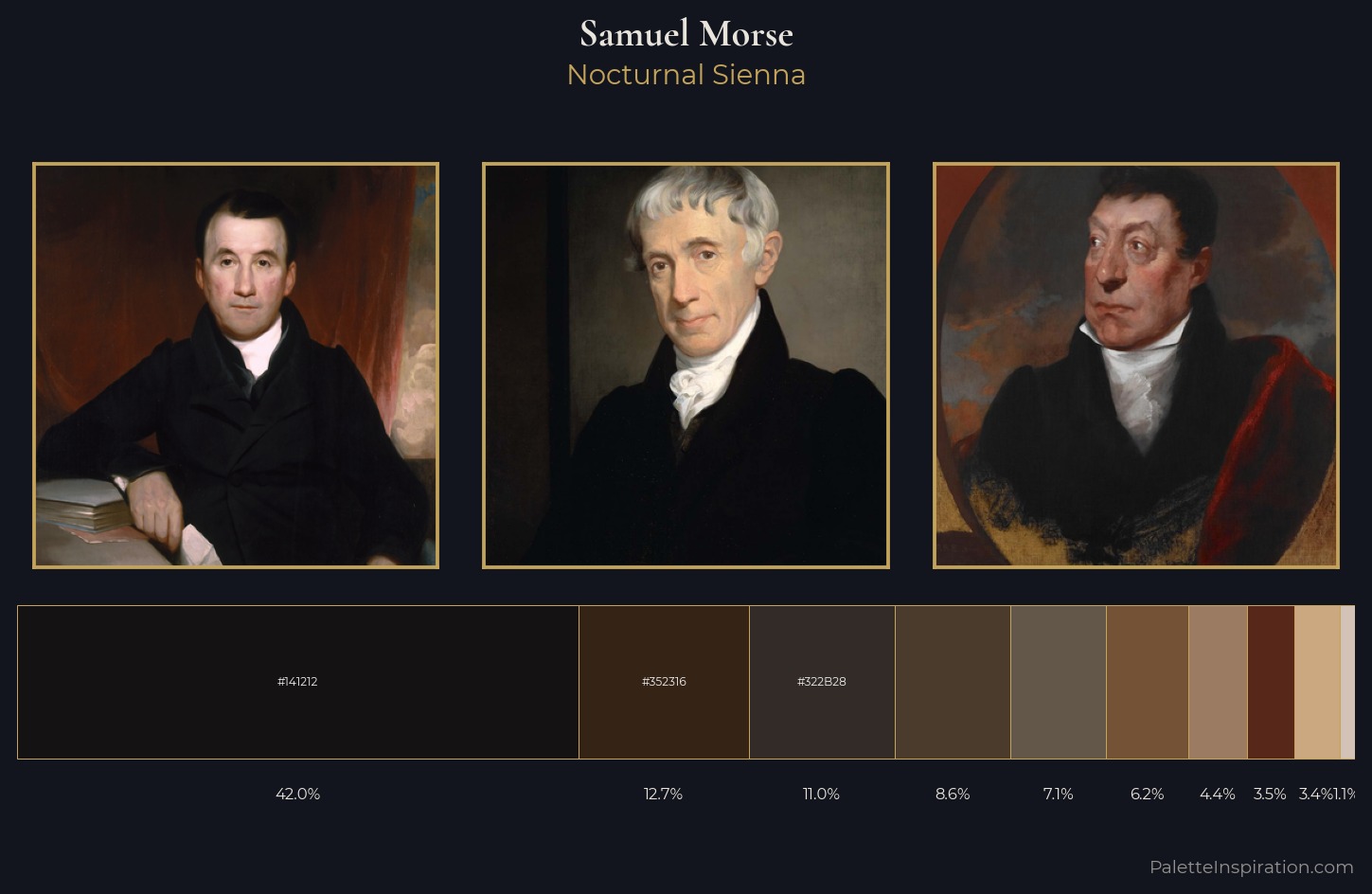 Samuel Morse Palette 6 — Nocturnal Sienna