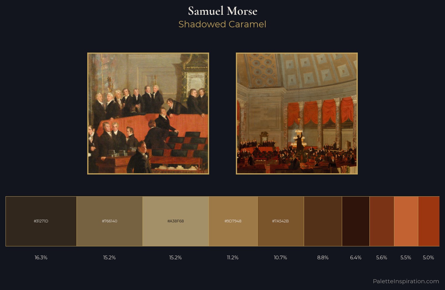 Samuel Morse Palette 7 — Shadowed Caramel