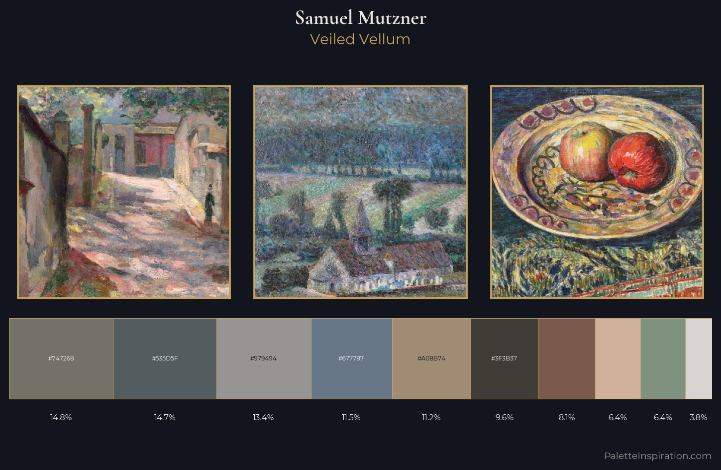 Samuel Mutzner Palette 4 — Veiled Vellum