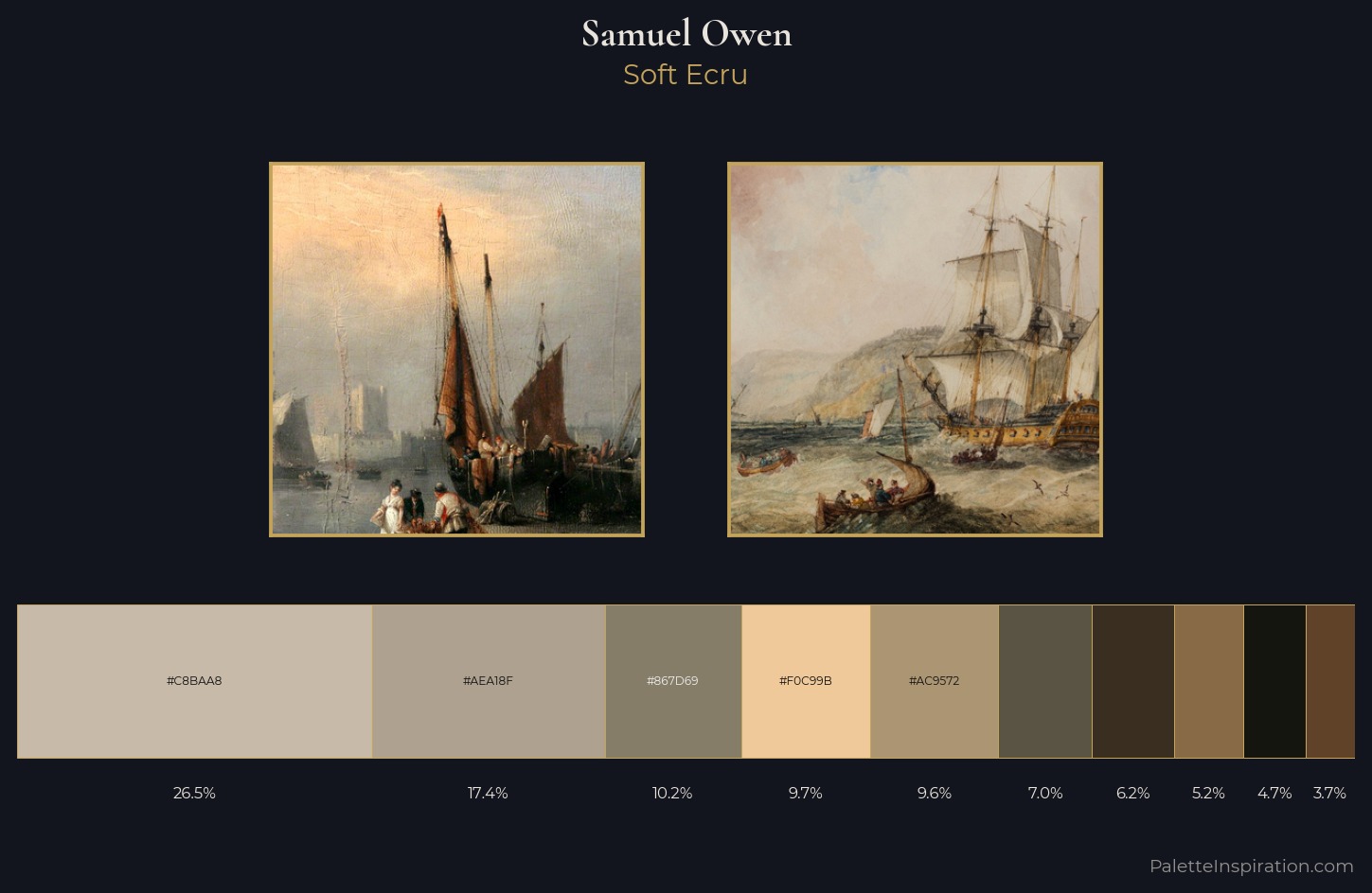 Samuel Owen Palette 1 — Soft Ecru