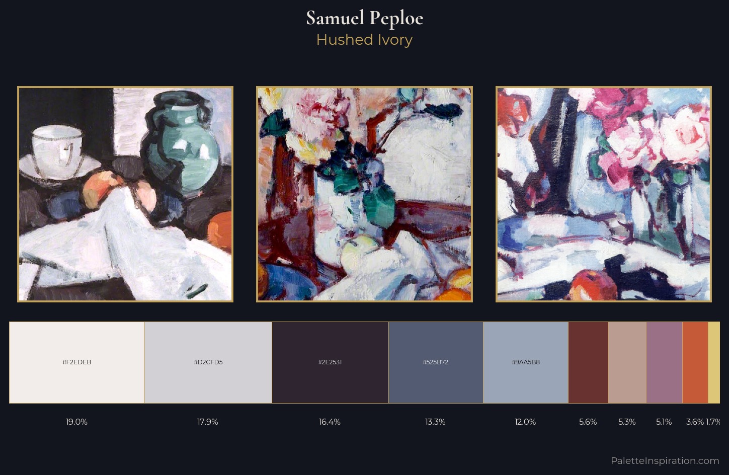 Samuel Peploe Palette 2 — Hushed Ivory