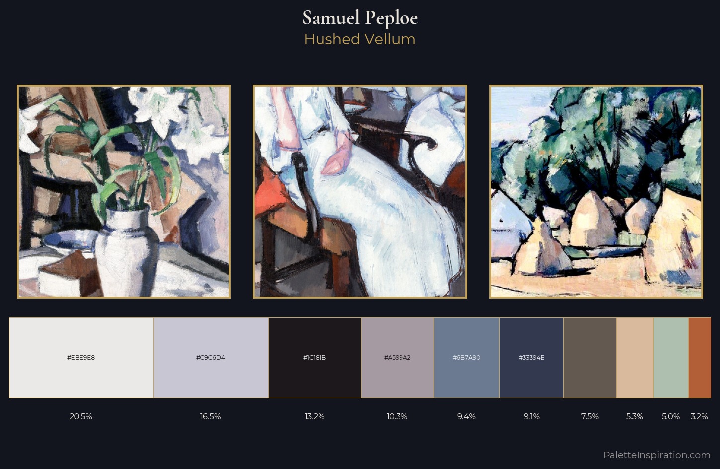 Samuel Peploe Palette 5 — Hushed Vellum