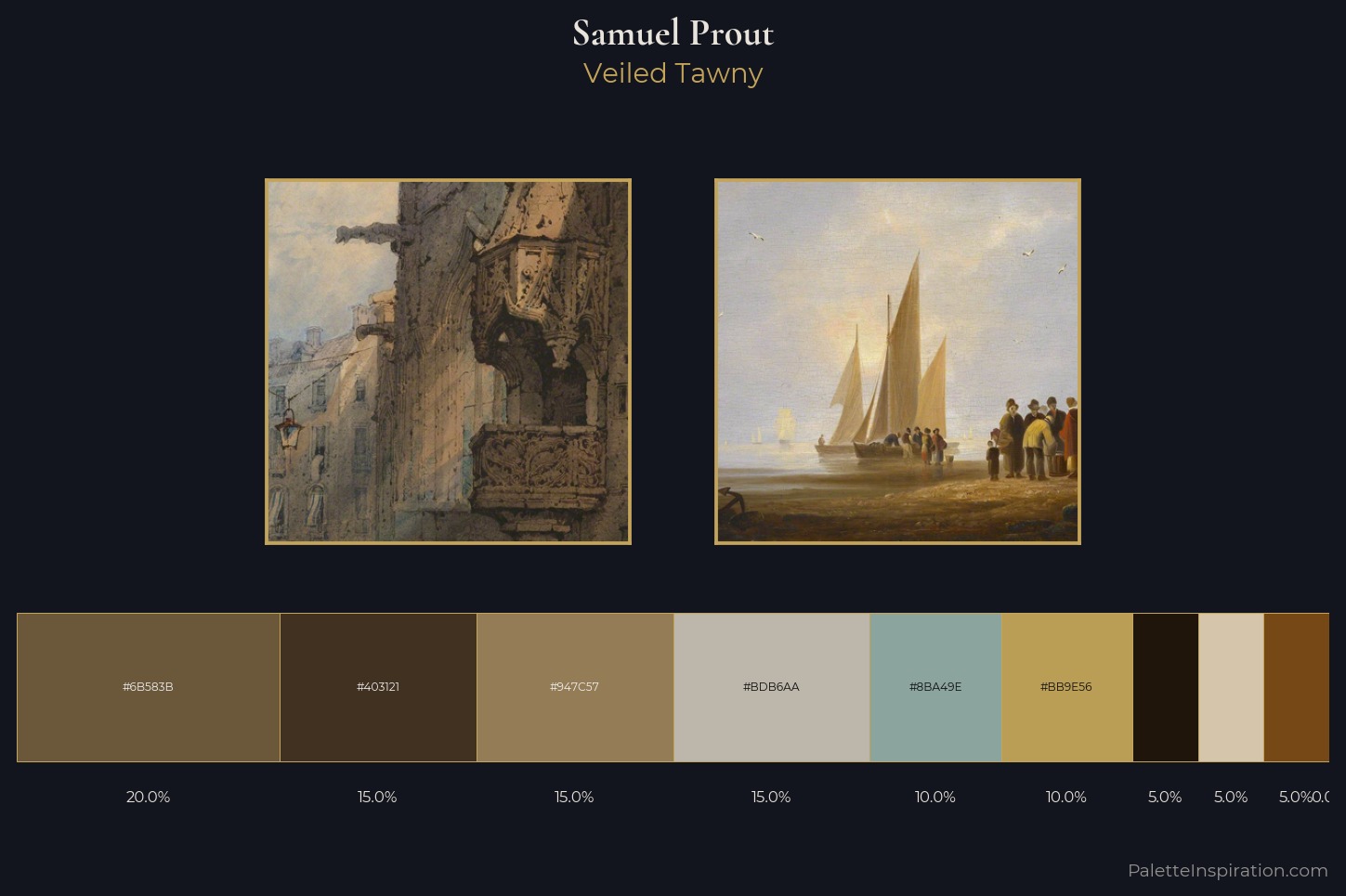 Samuel Prout Master Palette