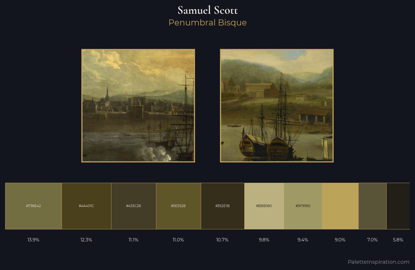 Samuel Scott Palette 4 — Penumbral Bisque