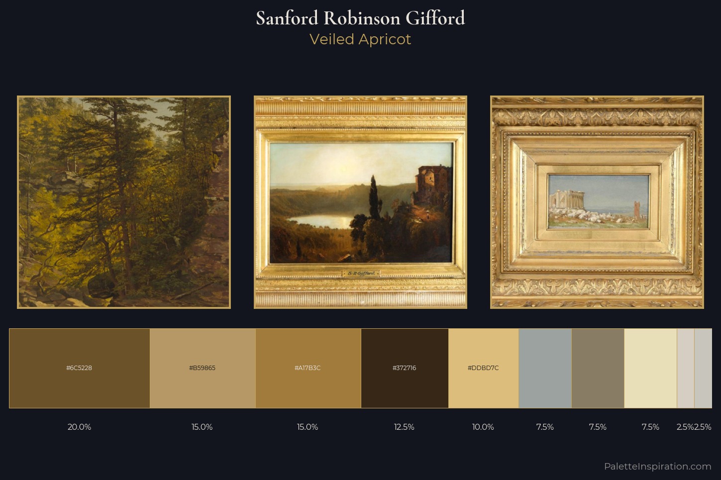 Sanford Robinson Gifford Master Palette — Veiled Apricot