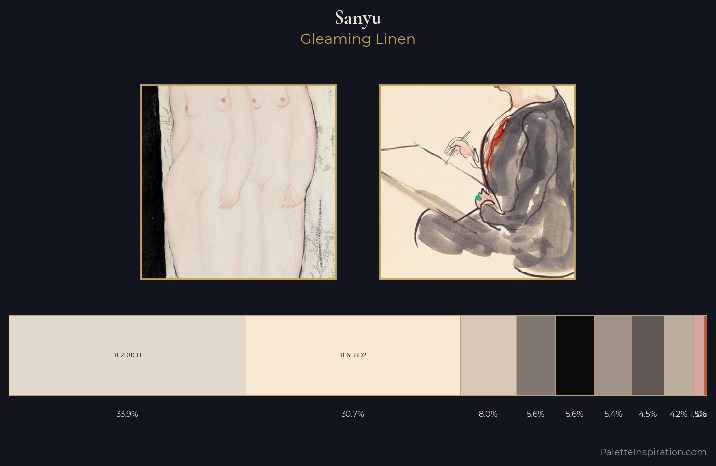 Sanyu Palette 4 — Gleaming Linen