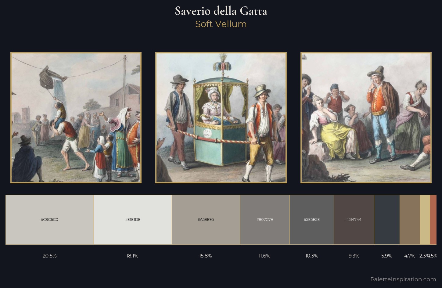 Saverio della Gatta Palette 3 — Soft Vellum