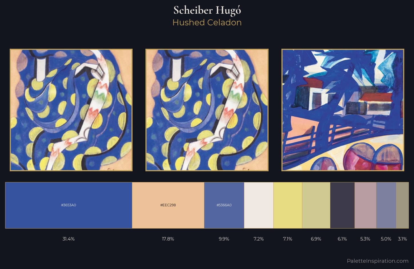 Scheiber Hugó Palette 1 — Hushed Celadon