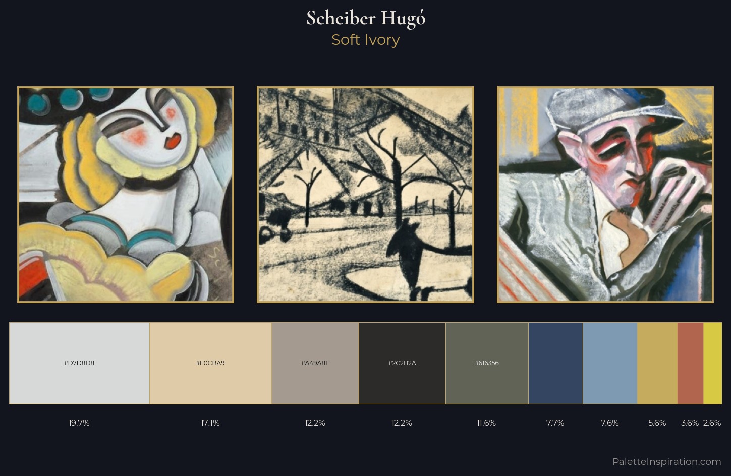 Scheiber HugÃ³ Palette 9 — Soft Ivory