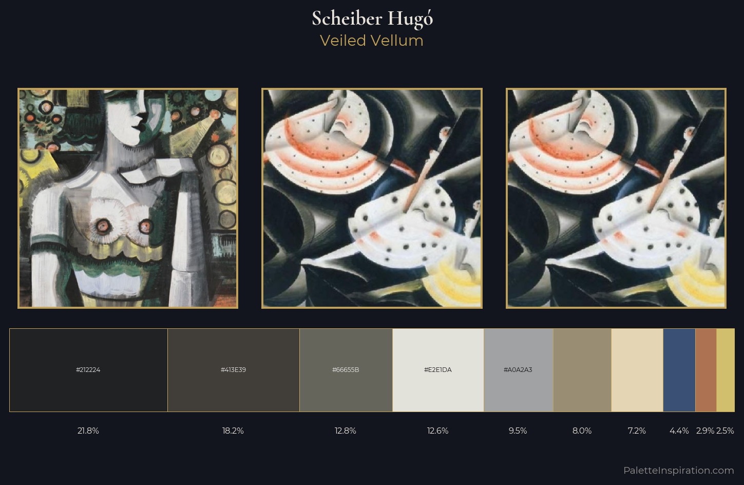 Scheiber Hugó Palette 19 — Veiled Vellum