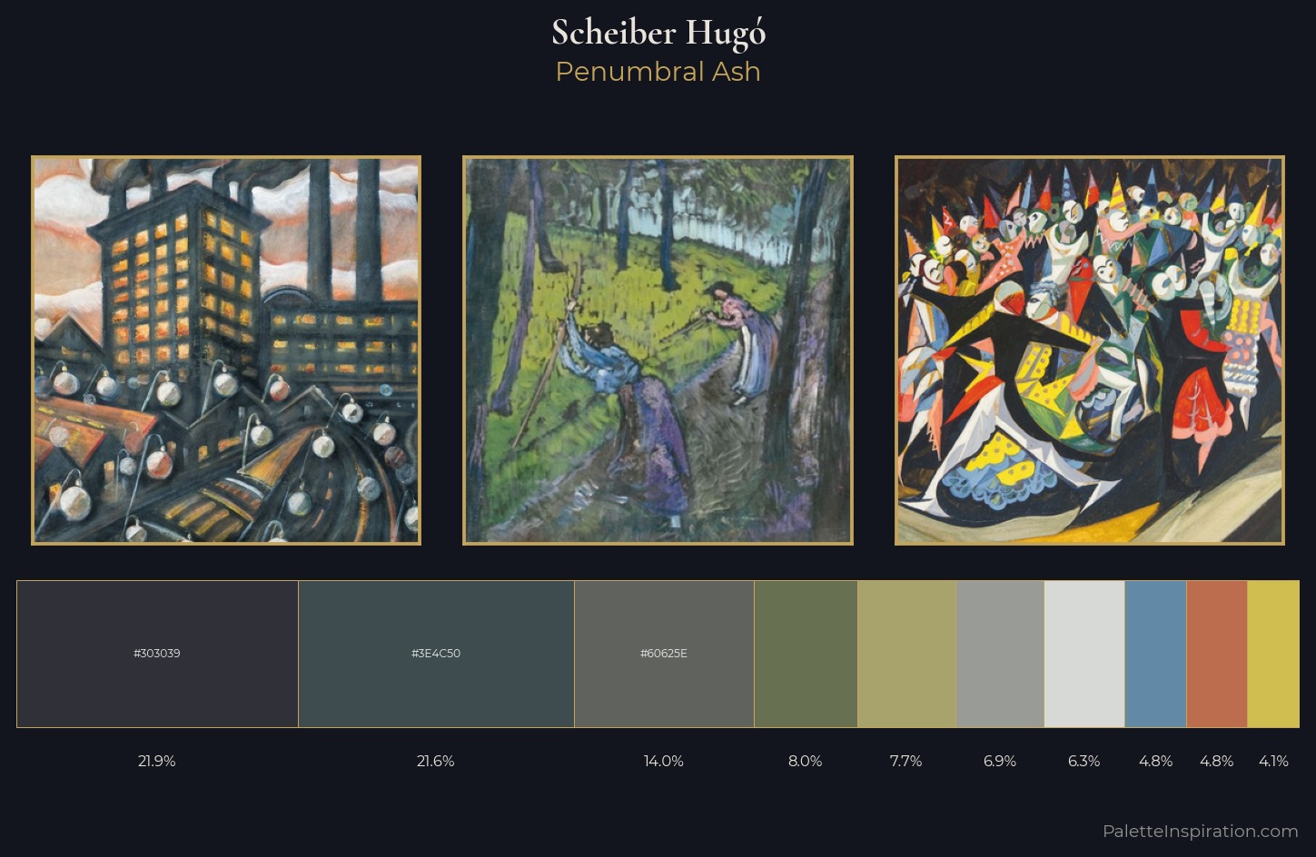 Scheiber Hugó Palette 21 — Penumbral Ash