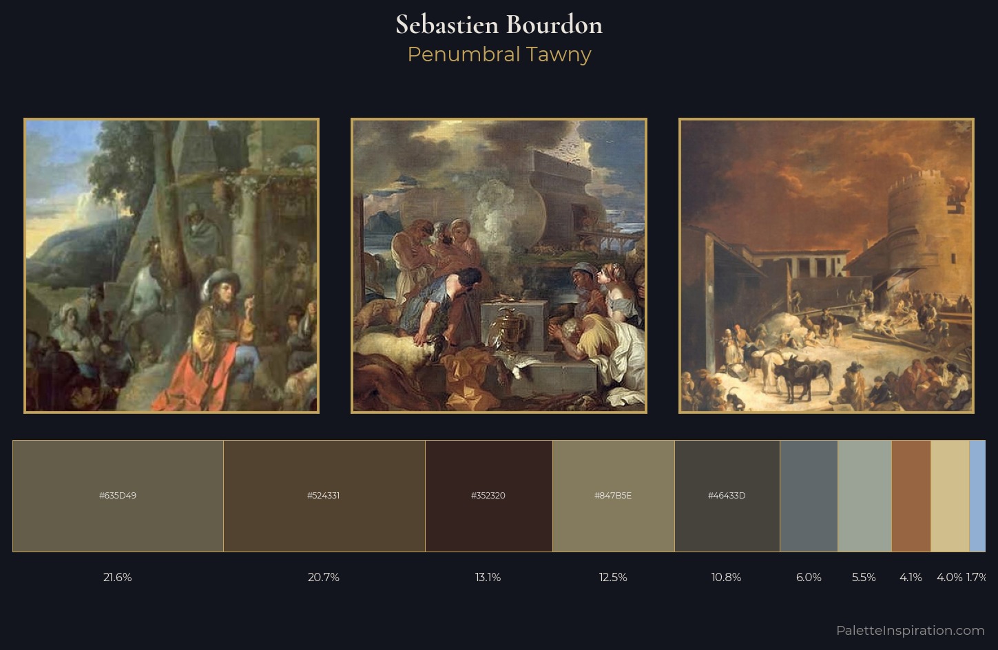 Sebastien Bourdon Palette 3 — Penumbral Tawny