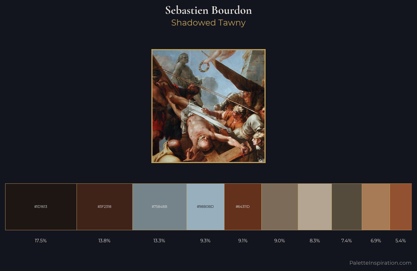 Sebastien Bourdon Palette 5 — Shadowed Tawny