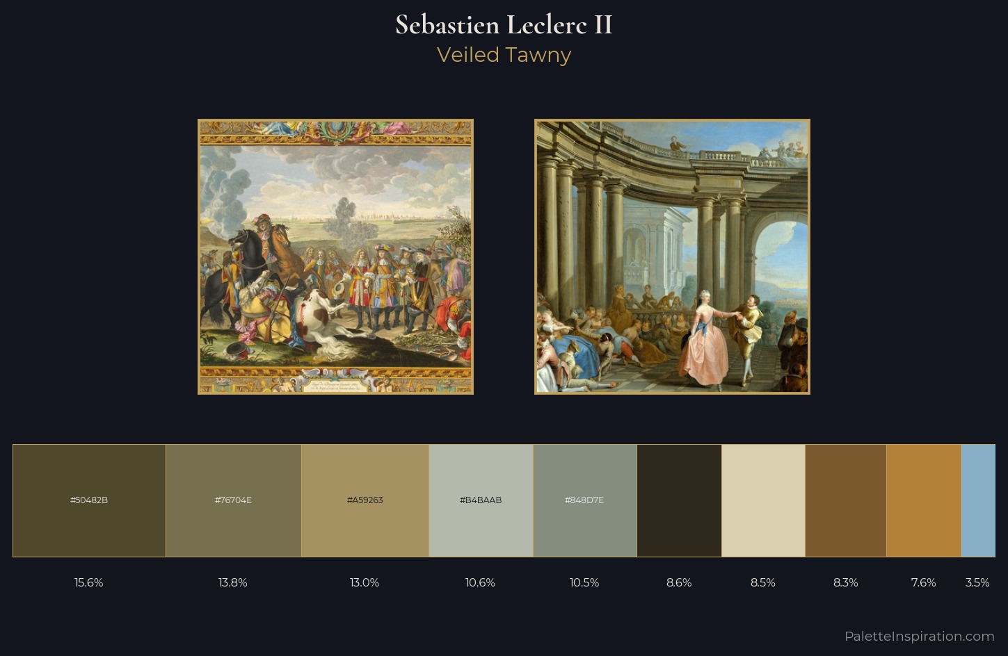 Sebastien Leclerc II Palette 1 — Veiled Tawny