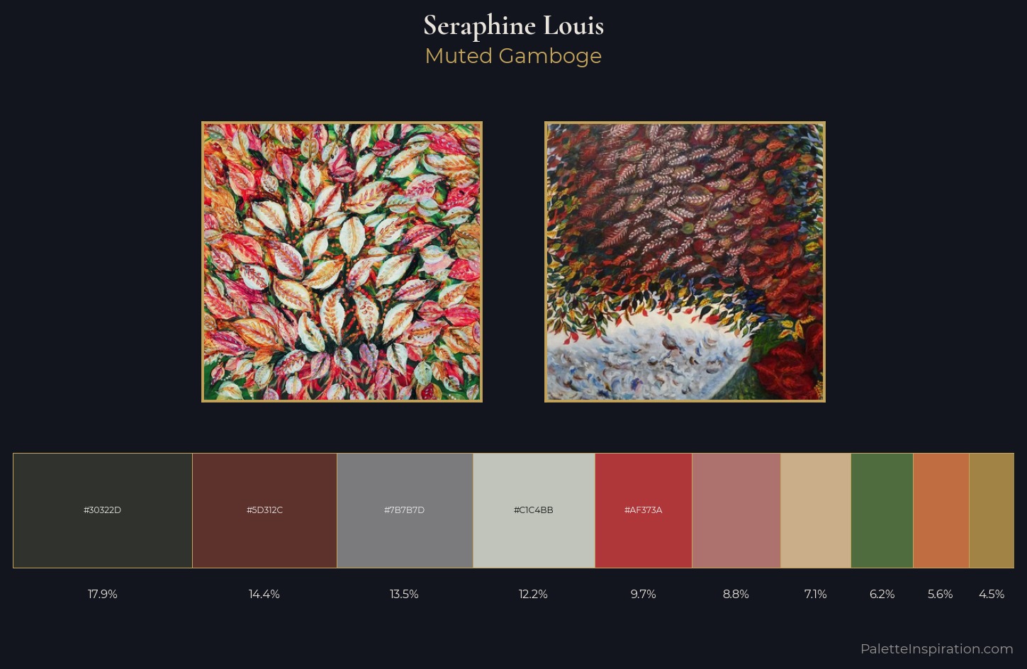 Seraphine Louis Palette 1 — Muted Gamboge