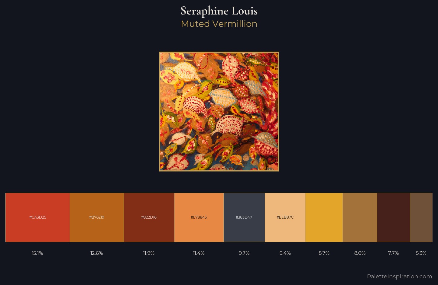 Seraphine Louis Palette 2 — Muted Vermillion
