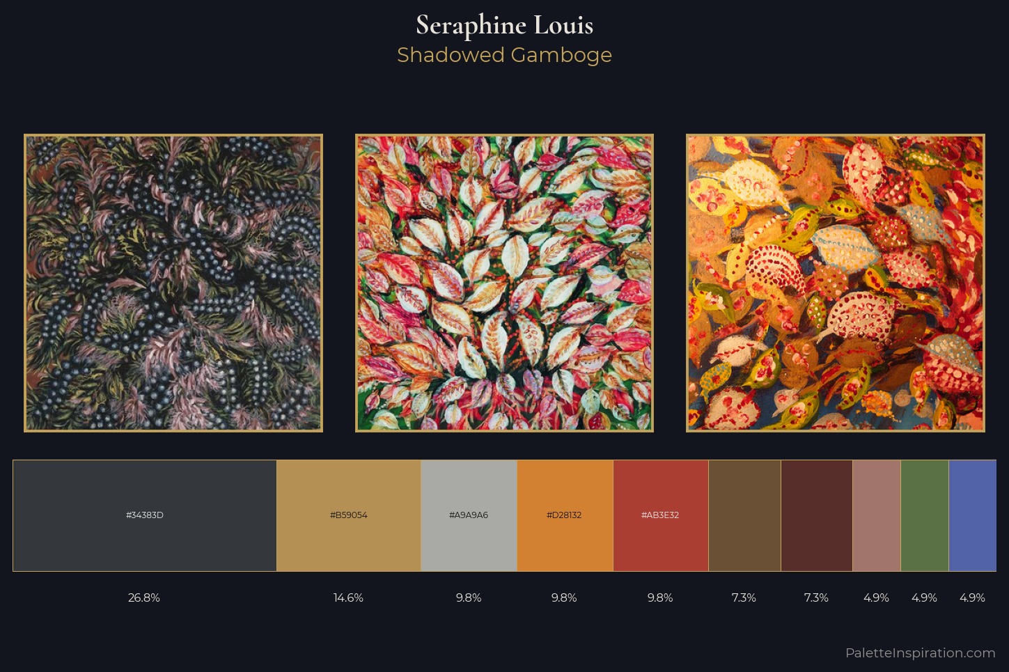 Seraphine Louis Master Palette — Shadowed Gamboge