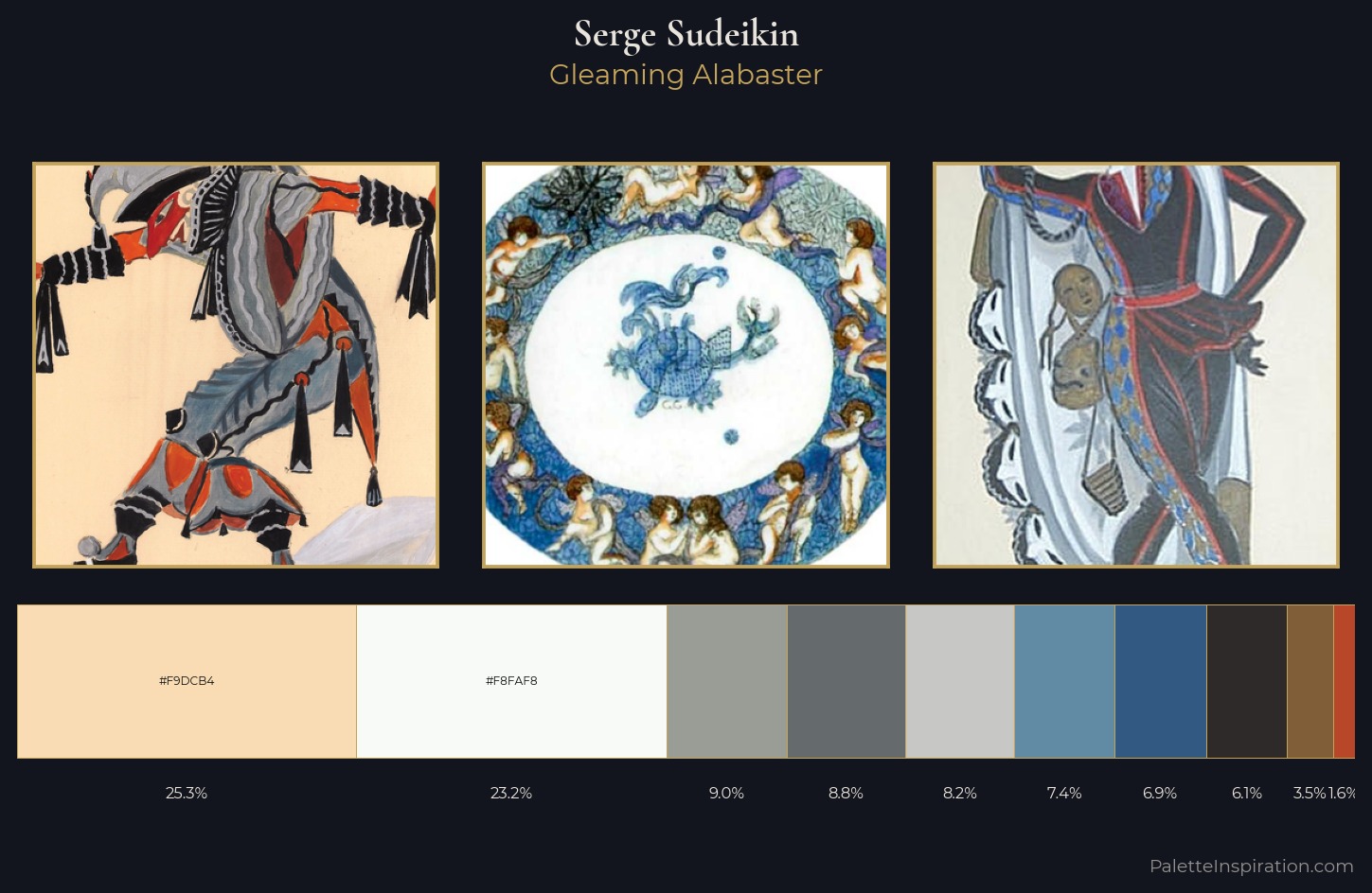 Serge Sudeikin Palette 2 — Gleaming Alabaster