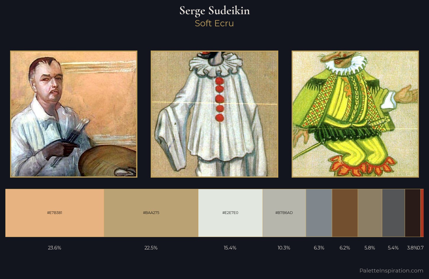 Serge Sudeikin Palette 4 — Soft Ecru
