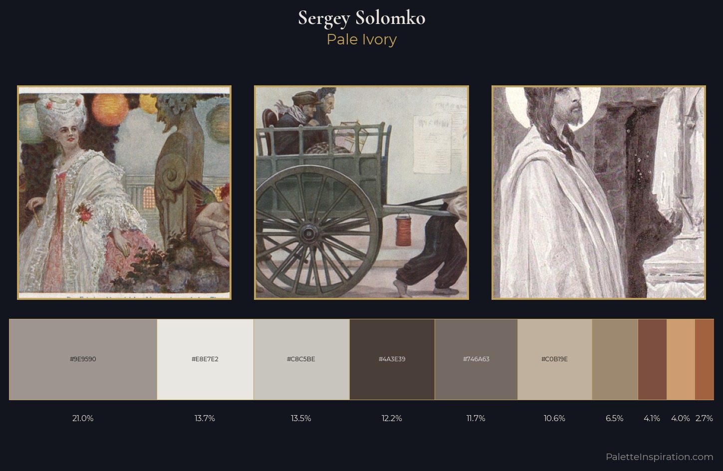 Sergey Solomko Palette 3 — Pale Ivory
