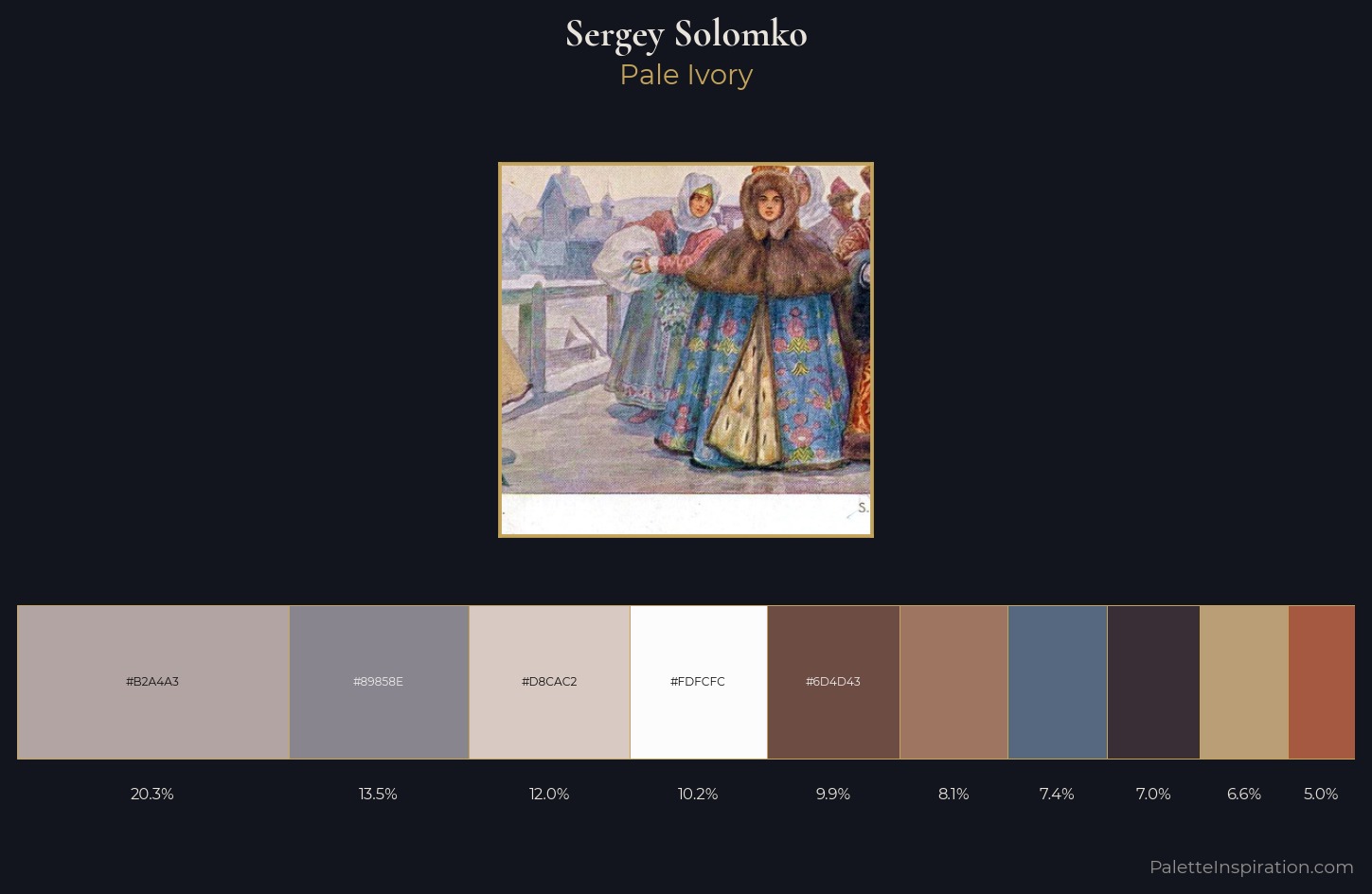 Sergey Solomko Palette 6 — Pale Ivory