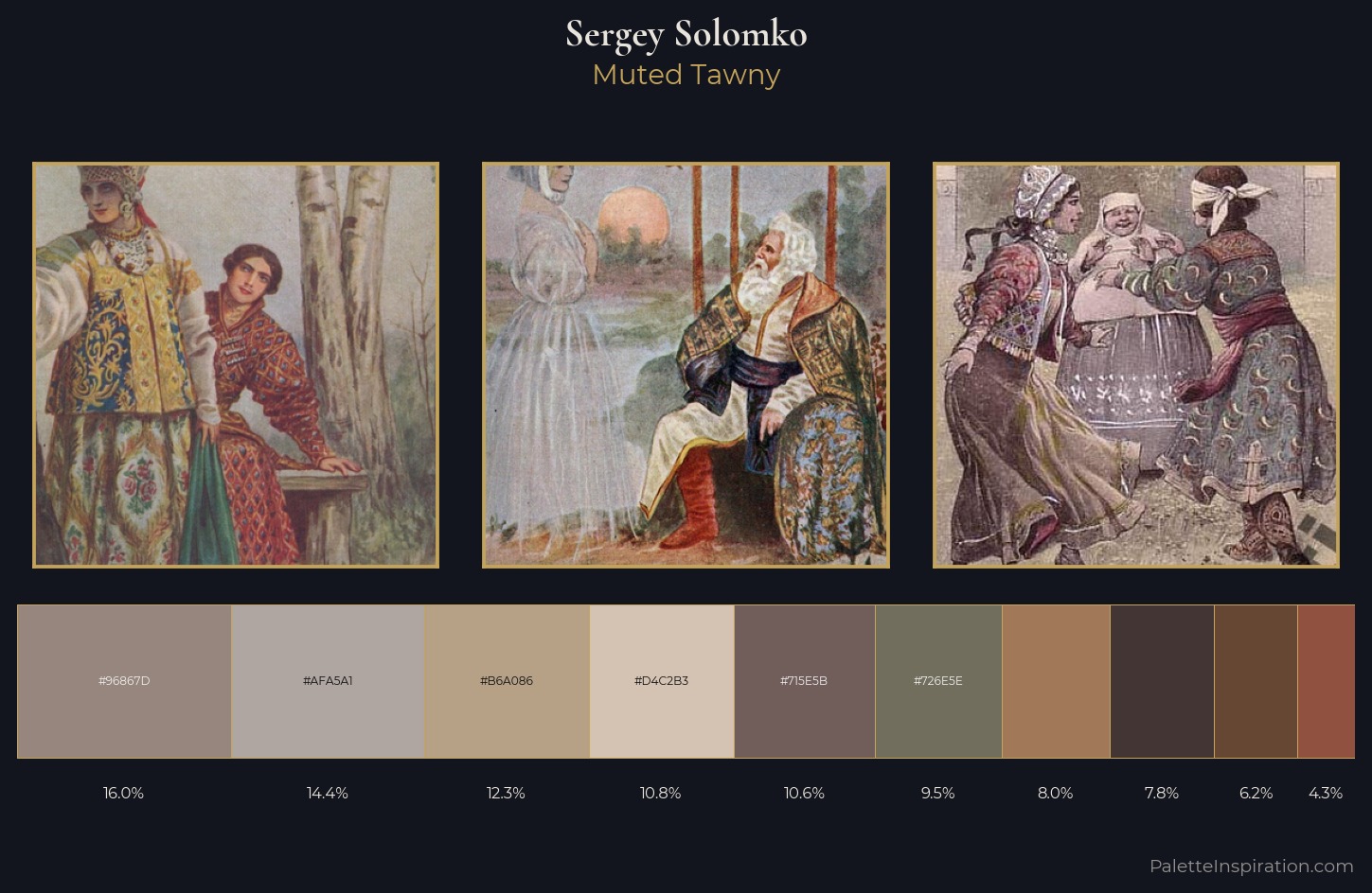 Sergey Solomko Palette 10 — Muted Tawny