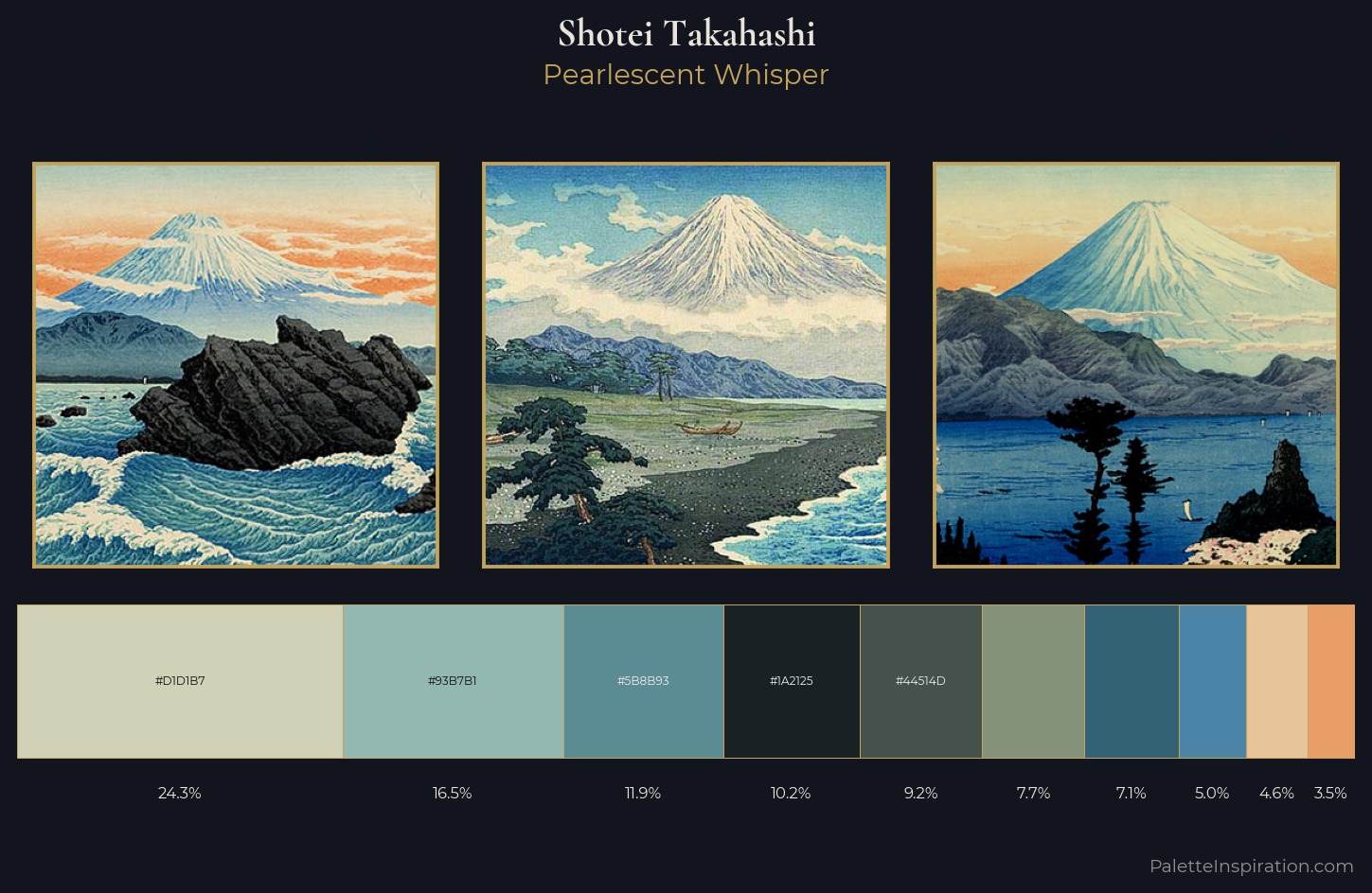 Shotei Takahashi Palette 3 — Pearlescent Whisper