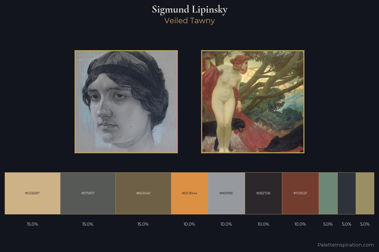 Sigmund Lipinsky Master Palette — Veiled Tawny