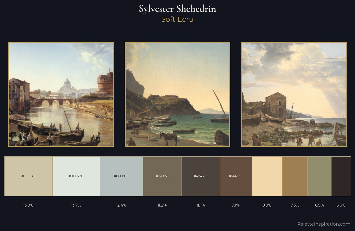 Sylvester Shchedrin Palette 2 — Soft Ecru
