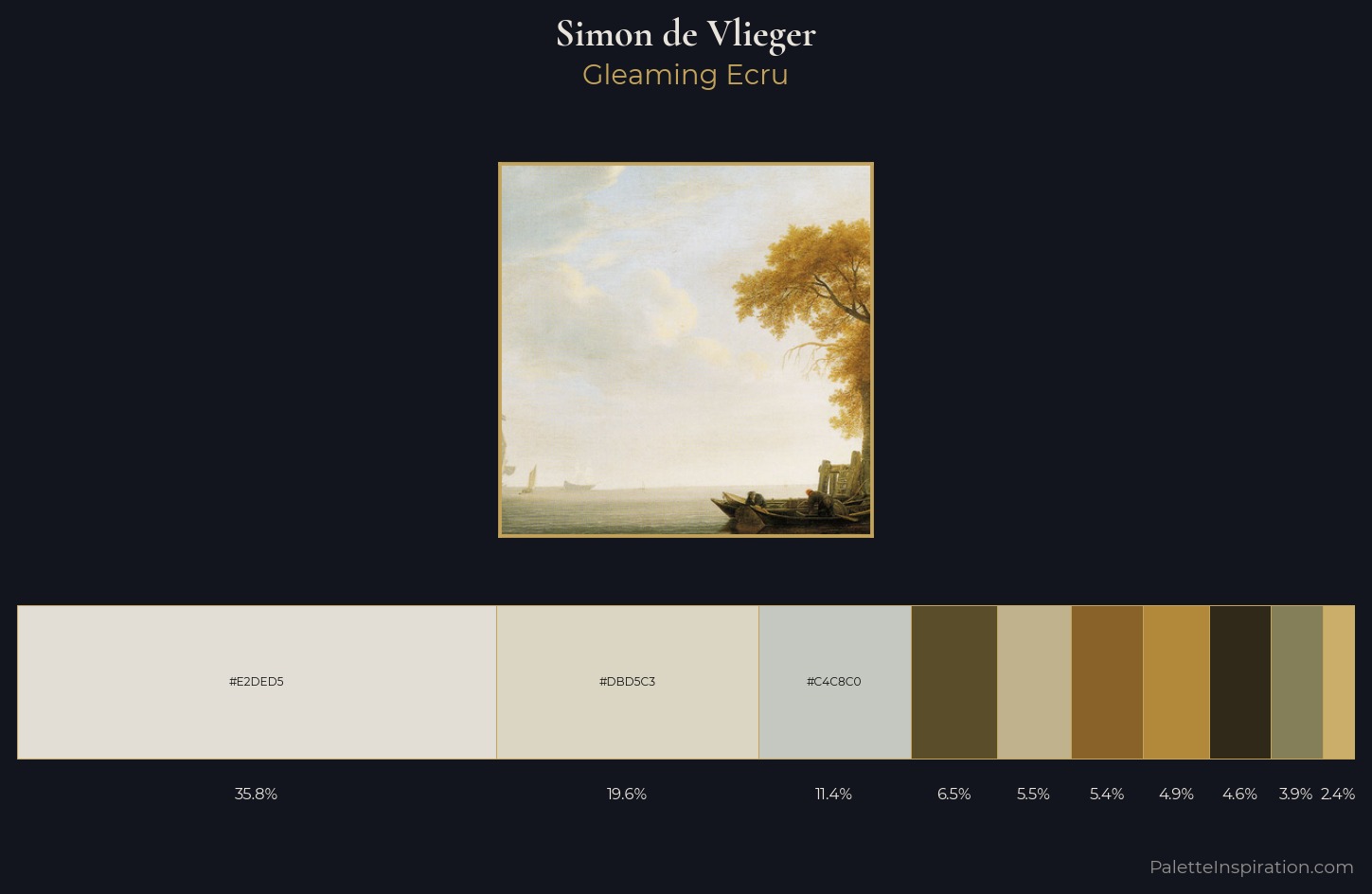 Simon de Vlieger Palette 3 — Gleaming Ecru