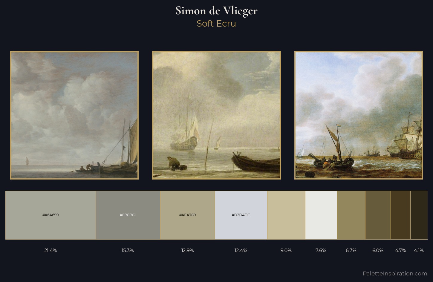 Simon de Vlieger Palette 4 — Soft Ecru