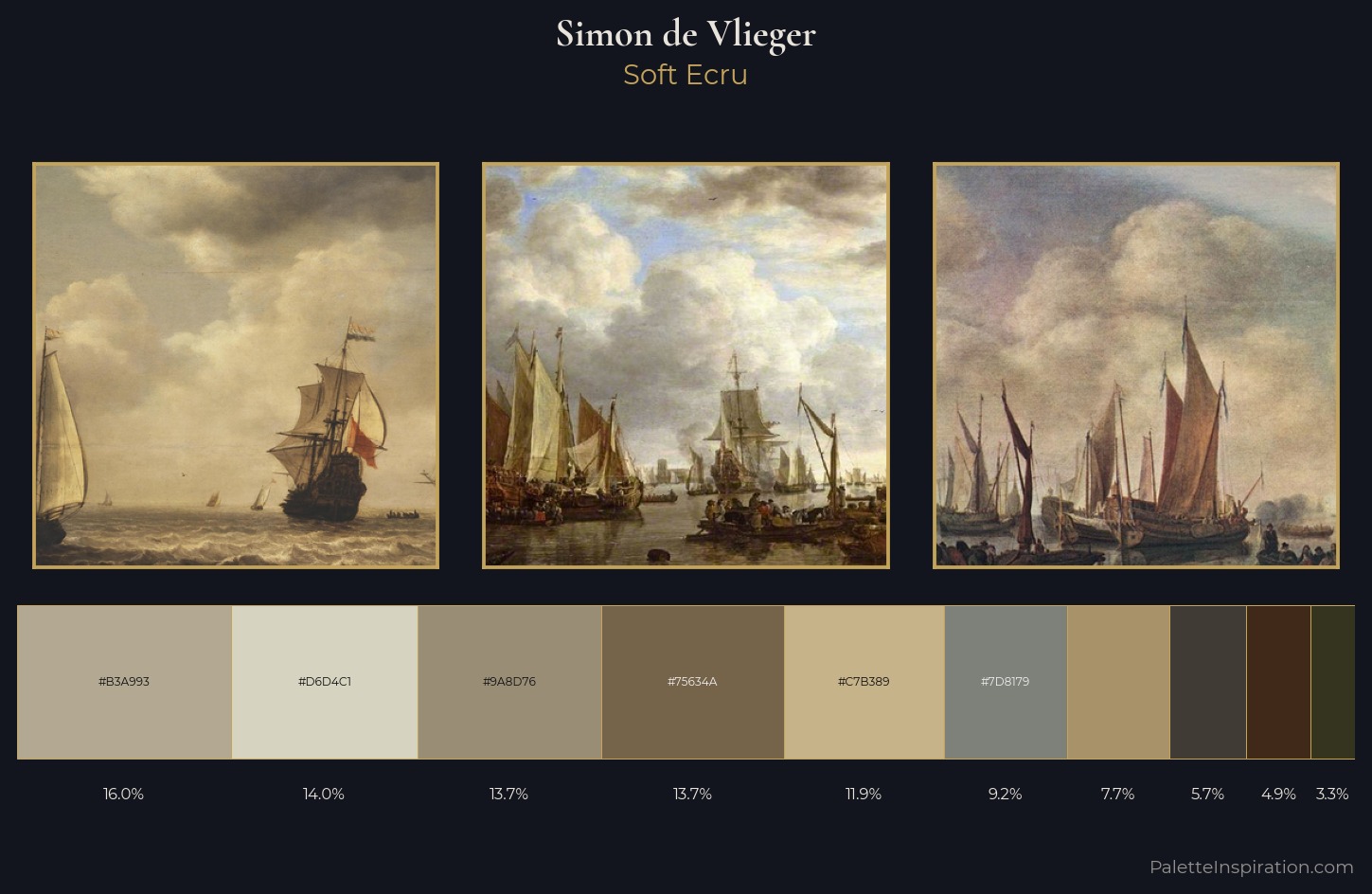 Simon de Vlieger Palette 5 — Soft Ecru