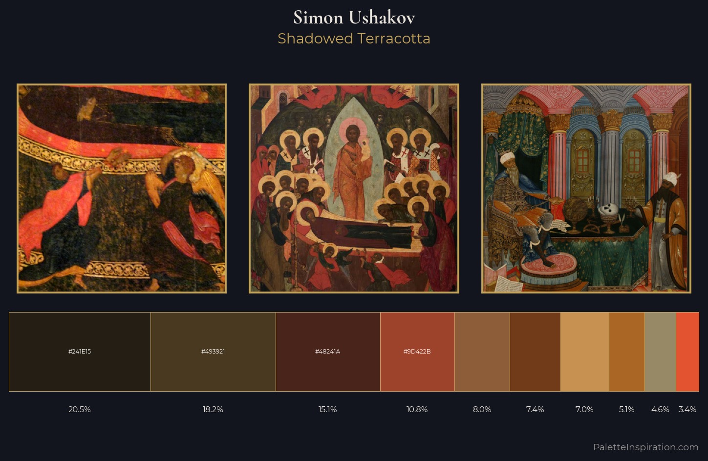 Simon Ushakov Palette 5 — Shadowed Terracotta