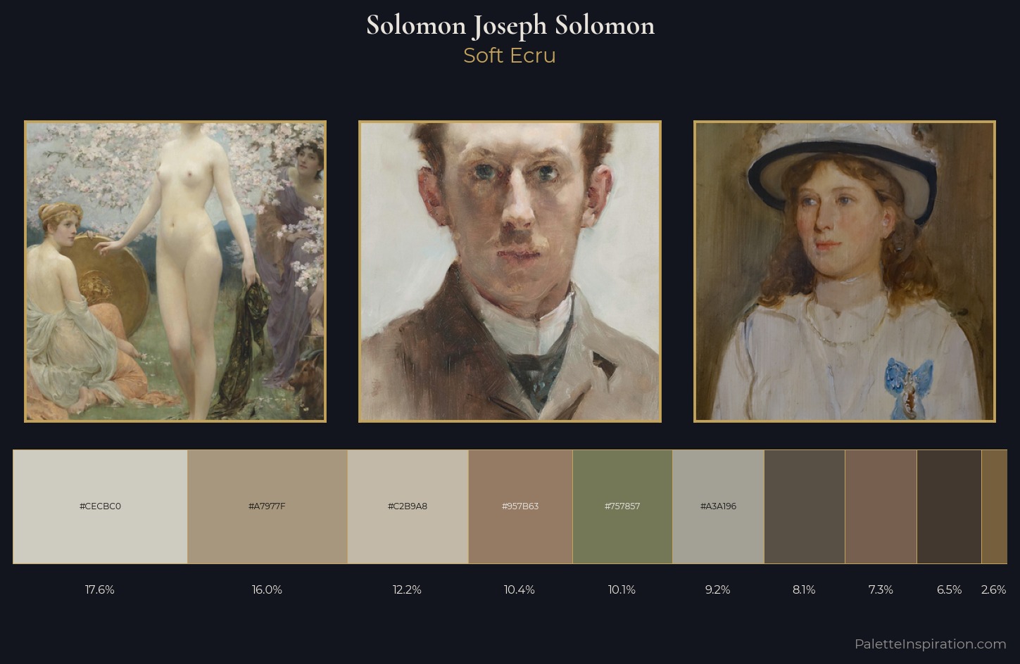 Solomon Joseph Solomon Palette 1 — Soft Ecru