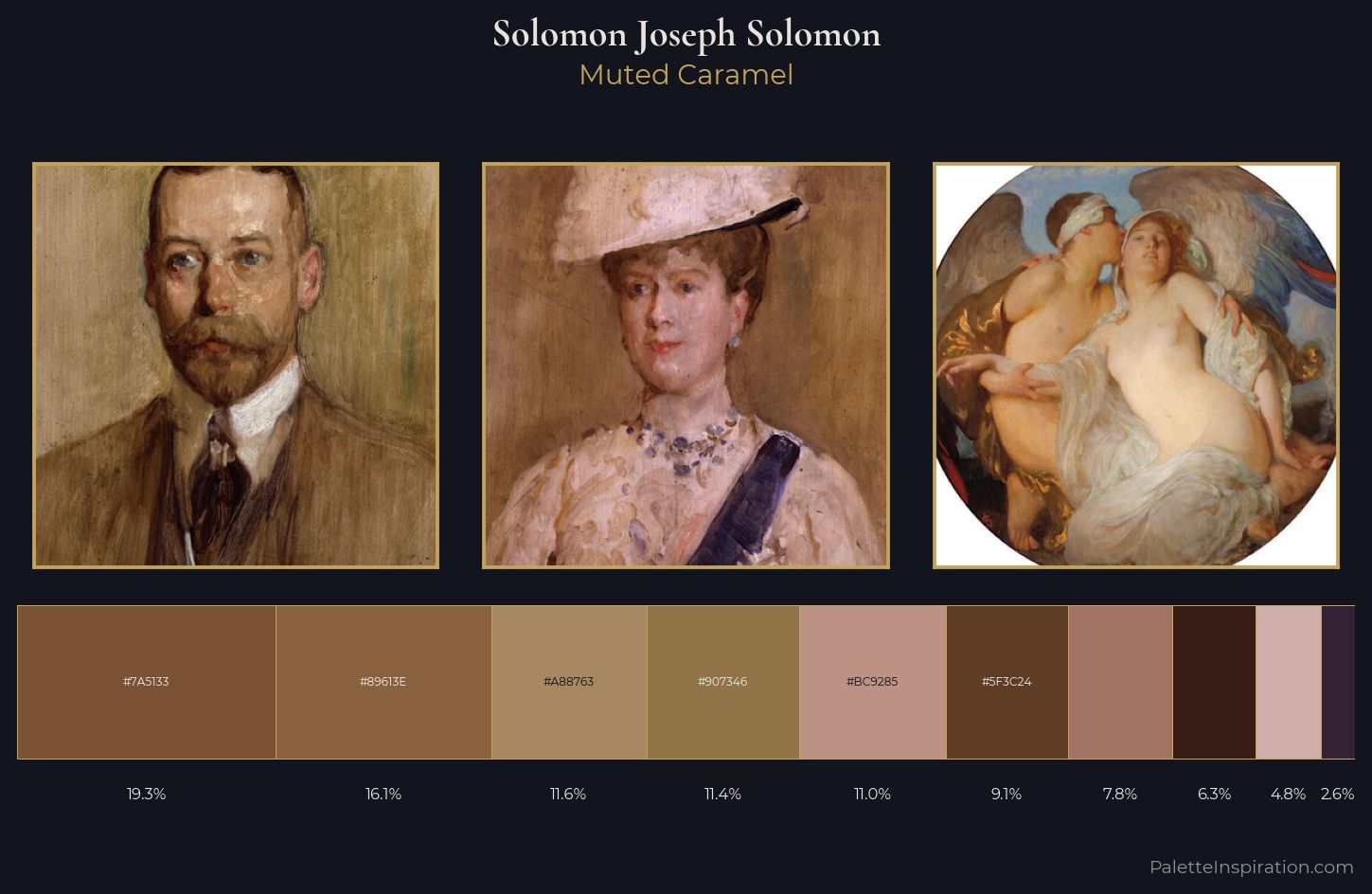 Solomon Joseph Solomon Palette 2 — Muted Caramel