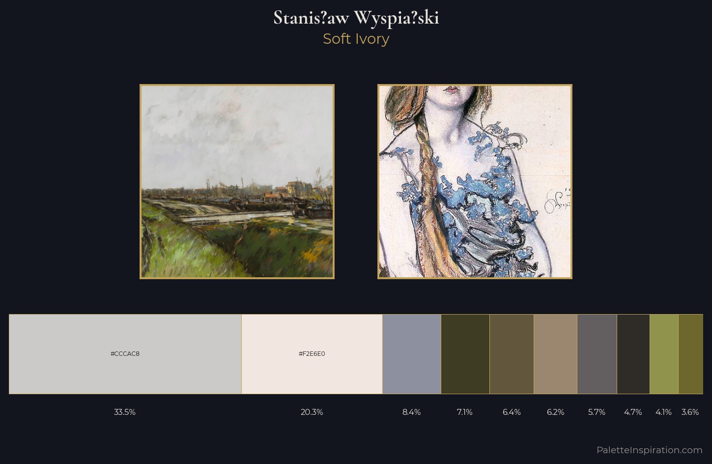 Stanisław Wyspiański Palette 7 — Soft Ivory