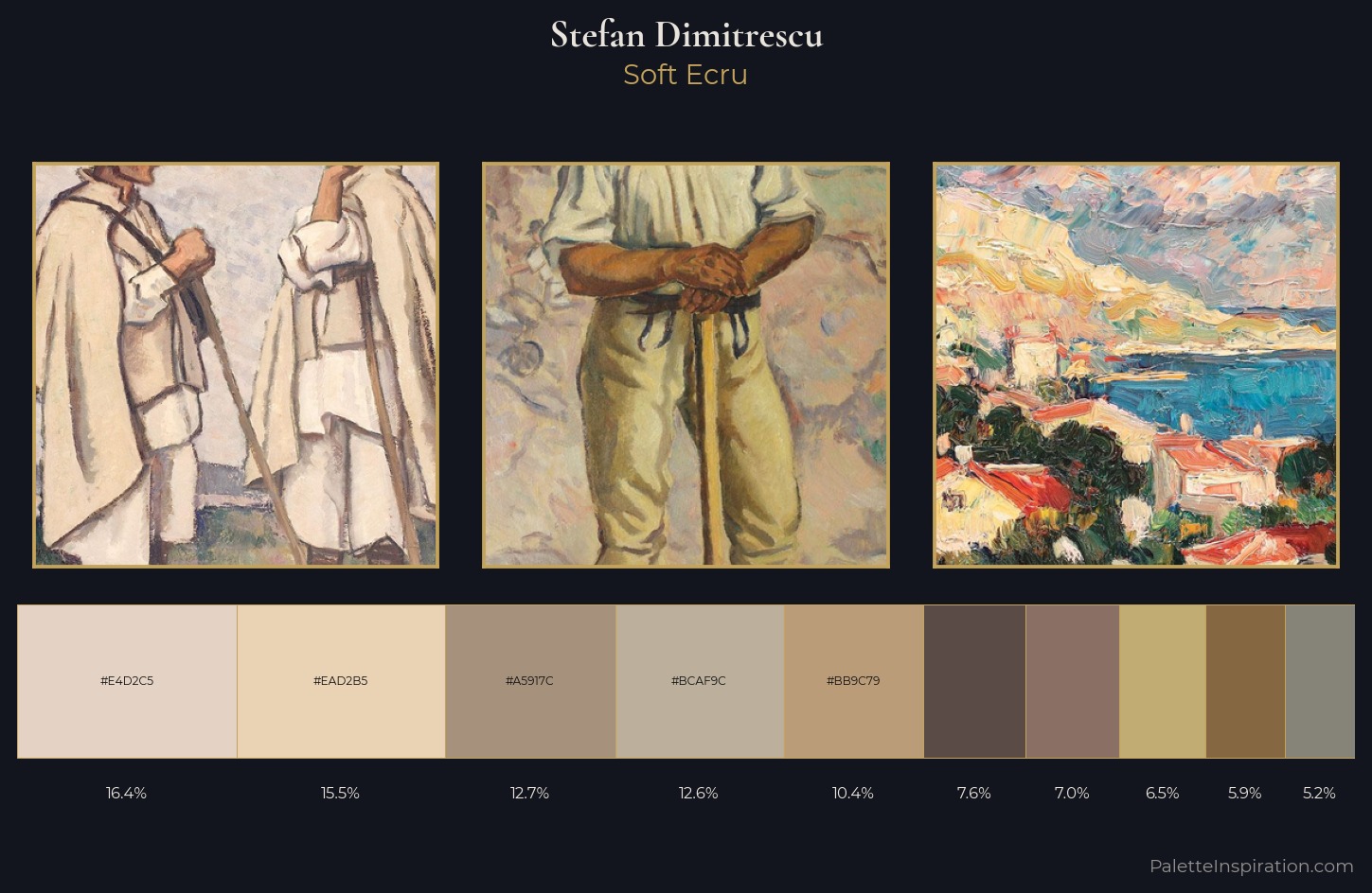 Stefan Dimitrescu Palette 1 — Soft Ecru