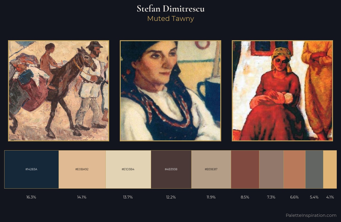 Stefan Dimitrescu Palette 2 — Muted Tawny