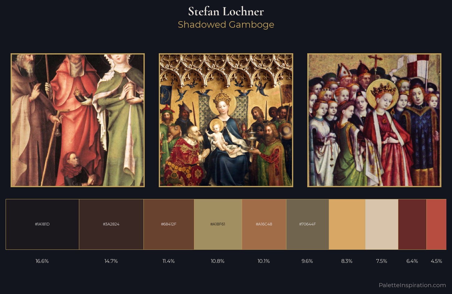 Stefan Lochner Palette 5 — Shadowed Gamboge