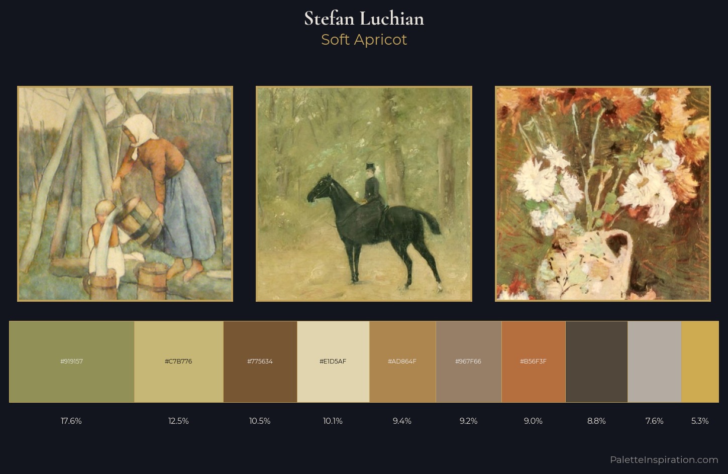 Stefan Luchian Palette 3 — Soft Apricot