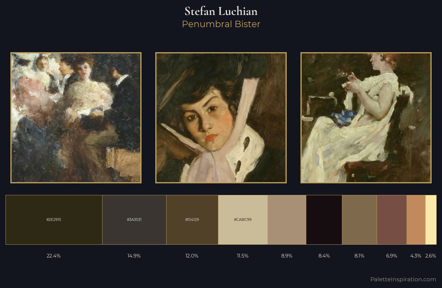Stefan Luchian Palette 8 — Penumbral Bister