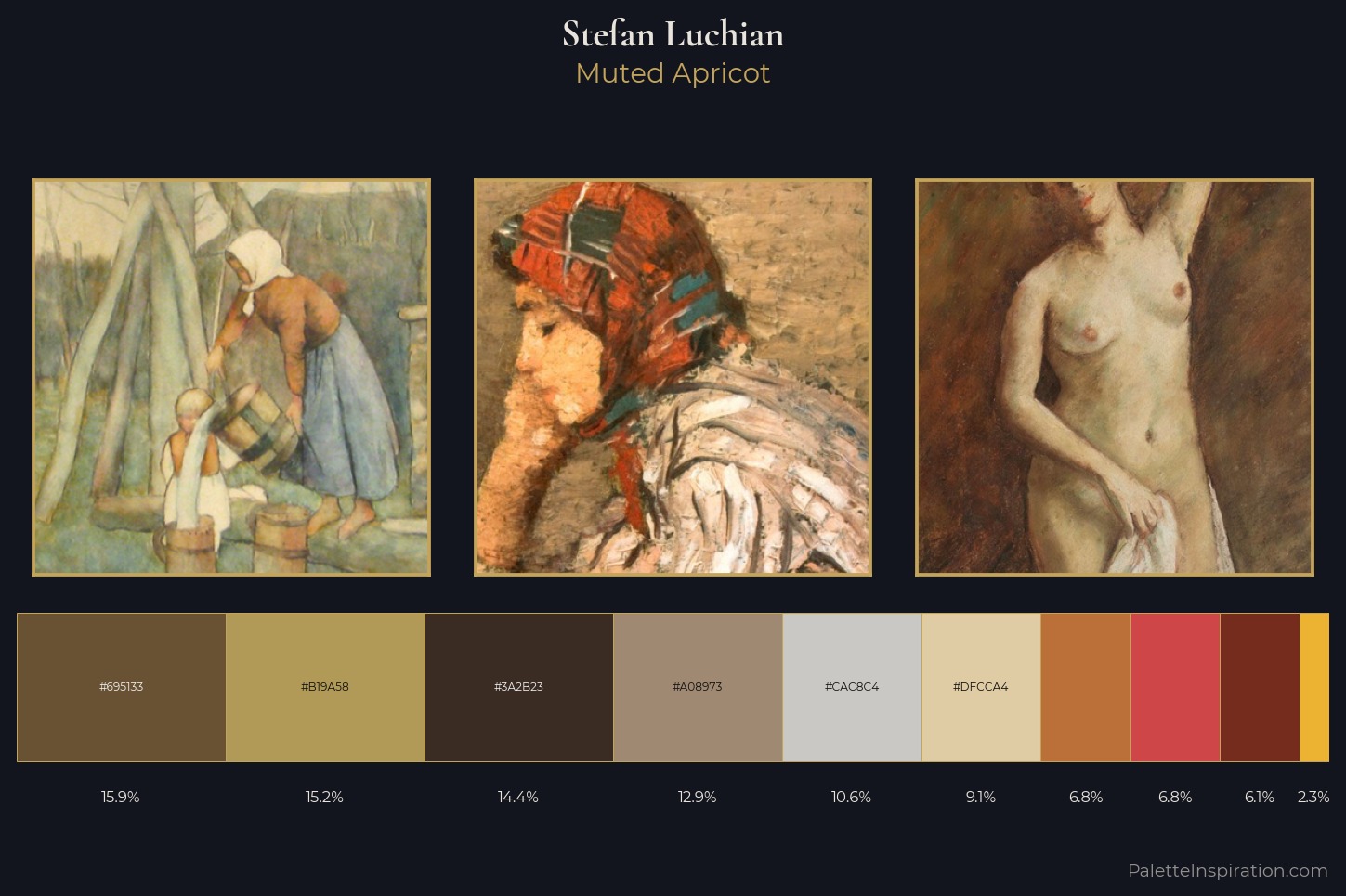 Stefan Luchian Master Palette — Muted Apricot